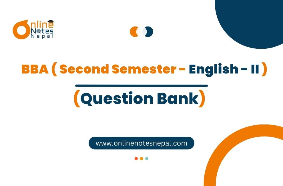 Question Bank of English II Photo